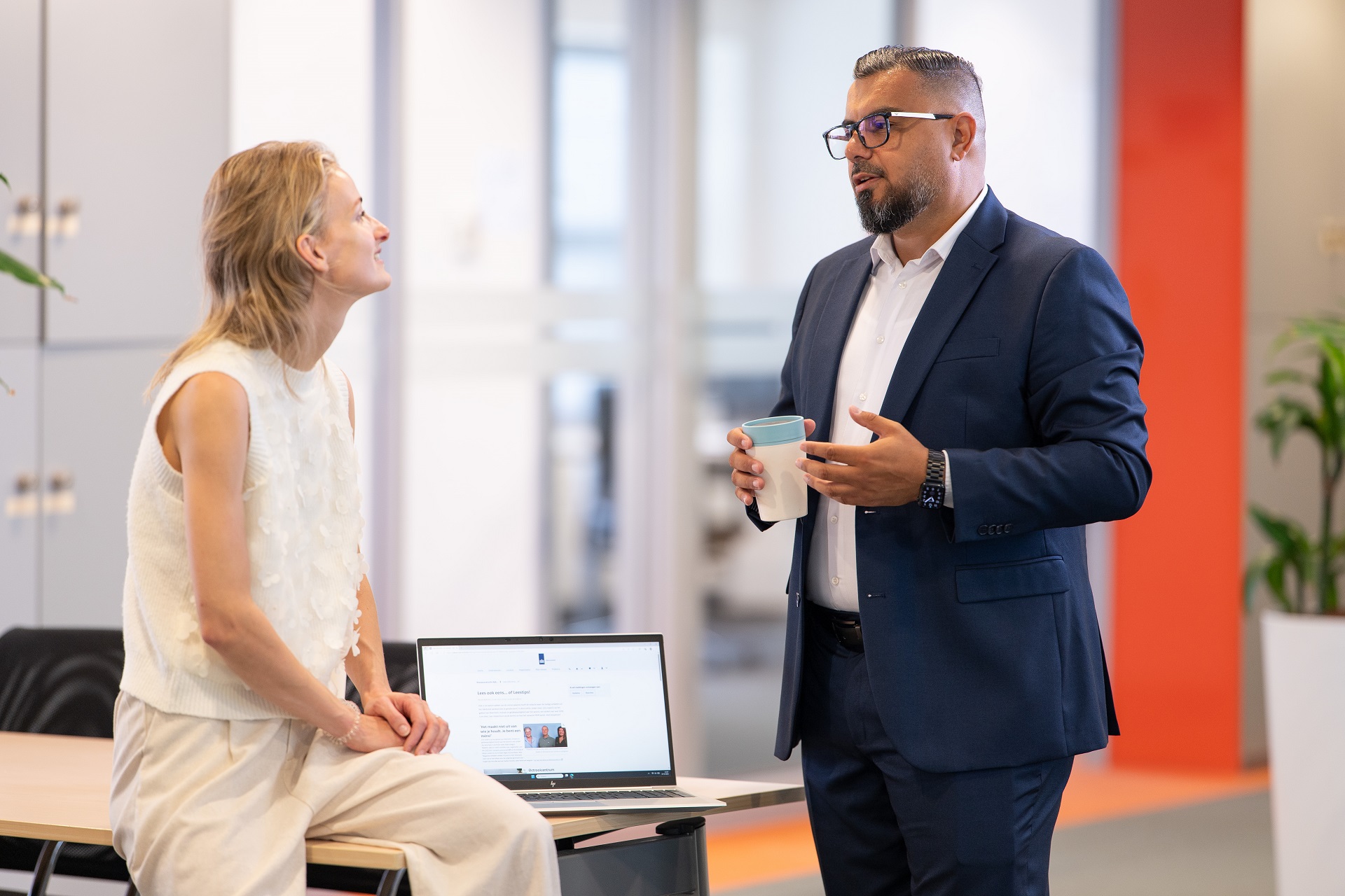 Hassaneen en Belinda werken bij O&P Rijk
