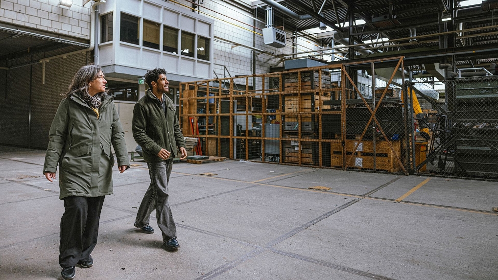 de logistieke hub van de kazerne Oirschot