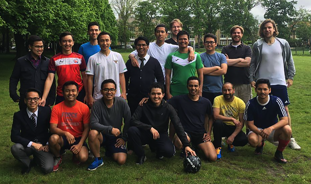 groepsfotovoetballen