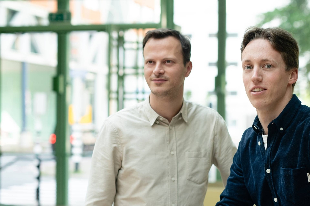 Frank van der Harst (links), senior beleidsmedewerker data-strategie bij EZK