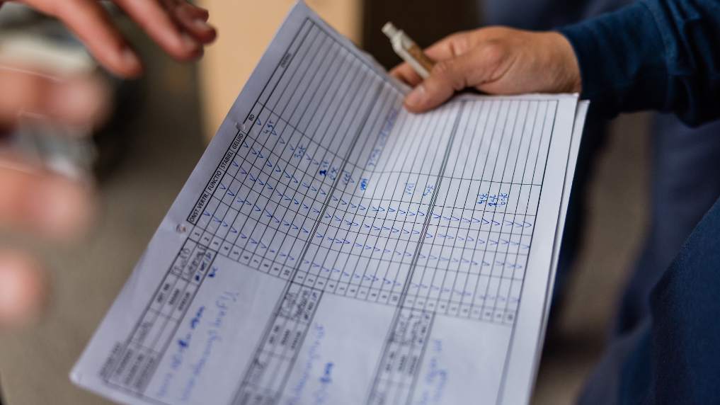 Aantekeningen van de inspecteur bij TMO, onderdeel van de Inspectie Leefomgeving en Transport